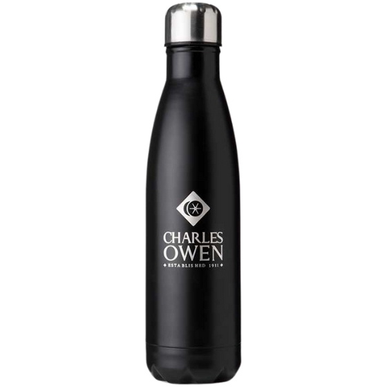 Charles Owen 500ml Water Bottle BOTTLE1 - Black